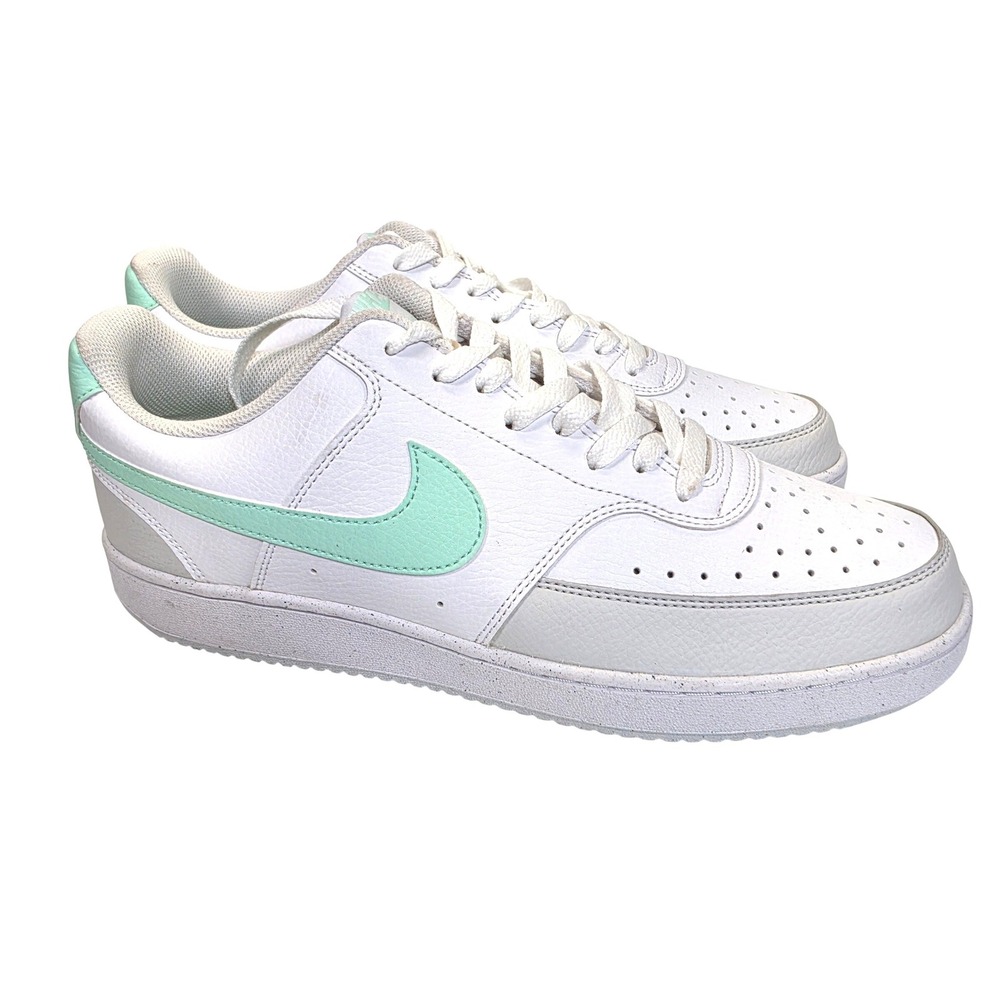 Nike Court Vision Low NN Mens 11.5 White Mint Foam Sneakers FZ4124-100